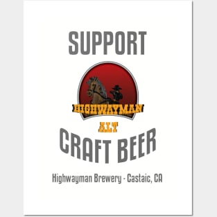 HMB Support Craft Beer: Highwayman Alt Posters and Art